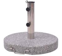 Parasol Stand Outdoor Umbrella Base Holder Support Parasol Base Granite vidaXL