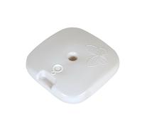 Parasol Stand White Umbrella Stand Plastic Refillable 45x45cm