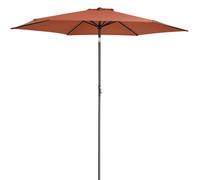 Parasol Tahitit Terracotta 3m Crank & Tilt