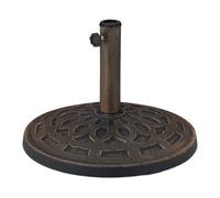 Parasol Umbrella Base Garden Stand Holder Heavy Duty 34-48mm Black Bronze