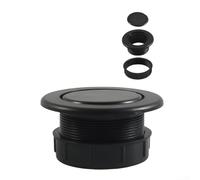 Parasol Umbrella Hole Ring And Cap Set For Table Cover, Patio Garden Furniture Accessory, Stabilizer For Windy Conditions, Decorative Cap, PVC