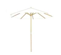 Parasol Umbrella Patio Umbrella Outdoor Market Table Umbrella, 2.7m Large Square Swimming Pool Umbrella for Summer or Sunny Days (Off-white) (Color : 2.7M/9ft)