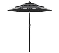 Parasol with Aluminium Pole Sunshade Cover Umbrella Canopy Sun Shelter vidaXL