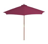 Parasol with Brown Pole Outdoor Garden Umbrella Canopy Sunshade Shelter vidaXL
