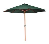 Parasol with Brown Pole Outdoor Garden Umbrella Canopy Sunshade Shelter vidaXL