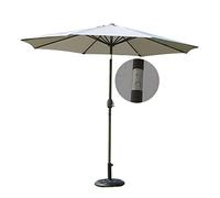 Parasols Garden Patio Table Umbrella with Tilt wnd Crank, Perfect for Outdoor Yard, Beach Commercial Event Market, Camping, Swimming Pool Side, 9ft / 270cm Outdoor parasol Portable parasol good