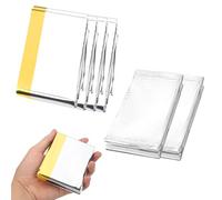 Parastar 6 PCS Emergency Thermal Blankets,Outdoor Insulation Blanket 210x 130cm,Large Multi-Purpose Waterproof Emergency Blanket,First Aid Survival Warm Blanket Outdoor Camping Blanket Gold/Silver