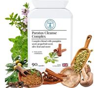Paratox Cleanse Complex - Traditional Herbal Digestive Support - Oregano, Clove, Pumpkin Seed, Grapefruit Seed & Black Garlic - Vegan - 90 Capsules