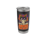 Paratrooper Halloween Death from Above Winged Skull Stainless Steel Insulated Tumbler