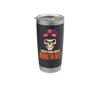 Paratrooper Halloween Death from Above Winged Skull Stainless Steel Insulated Tumbler