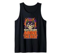 Paratrooper Halloween Death from Above Winged Skull Tank Top