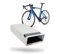 PARAX Bicycle Wall Mount / Bicycle Storage / Wall Mount Bicycle / Made in Germany - S-Rack in White Suitable for Road Bike Hardtail City Bike Touring Bike - Various Shelves