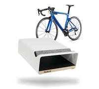 PARAX Bicycle Wall Mount / Bicycle Storage / Wall Mount Bicycle / Made in Germany - S-Rack in White Suitable for Road Bike Hardtail City Bike Touring Bike - Various Shelves