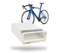PARAX Bicycle Wall Mount / Bicycle Storage / Wall Mount Bicycle / Made in Germany - S-Rack in White Suitable for Road Bike Hardtail City Bike Touring Bike - Various Shelves