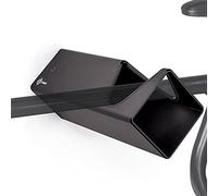 PARAX Bike Wall Mount Design Bike Storage - D-RACK in BLACK suitable for road bike hardtail city bike touring bike - anodised aluminium - various designs easy installation