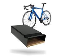 PARAX Bike Wall Mount/Wall Mounted Bike Rack Wood/Made in Germany - S-RACK in BLACK suitable for road bike, hardtail, city bike, touring bike - various shelves