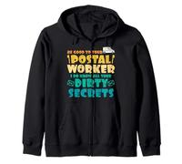 Parcel deliverer BE GOOD TO THE POSTAL WORKER Postal Boats Zip Hoodie