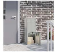 Parcel Drop Box Black 41x38x103cm Galvanised Steel Waterproof Lockable Safe Unit