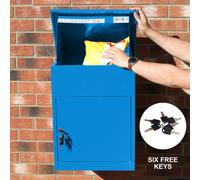 Parcel Drop Box Delivery Post Box Medium Lockable Home Storage Letter Anti Theft
