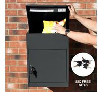 Parcel Drop Box Delivery Post Box Medium Lockable Home Storage Letter Anti Theft