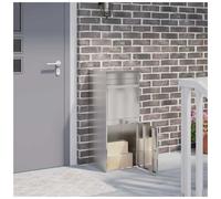 vidaXL Parcel Drop Box Silver 47.5 x 38 x 59 cm Stainless Steel