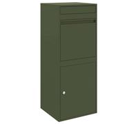 Outdoor Parcel Drop Box Lockable Weathering Steel Delivery Storage Box Rusty