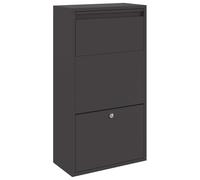 Parcel Drop Box with Storage with Door with Lock Outdoor Mailbox Secure vidaXL