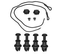 Parcel Shelf Cord Compatible With For Up! 2012 4Pcs Boot Trunk Parcel Shelf Fixing Strap String Clips Replacement Parts 1K6863447A9B9