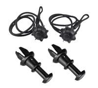Parcel Shelf Cord Compatible With Seat For Leon 2000 2001 2002 2003 2004 2005 2006 2 Pcs Car High Strength Styling Parcel Shelves String 1M6867574A