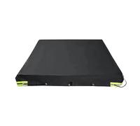 Parcel Shelf Universal 420D Oxford Car Tarpaulin Trailer Cover Waterproof Trailer Protective Cover Dustproof Anti-UV Tarp Cargo Cover(Black-207-114-10cm)