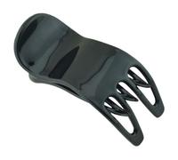 Parcelona French Simply Bear Paw Black Celluloid Medium Side Slide In Jaw Yoga Hair Claw Clip Clamp by Parcelona