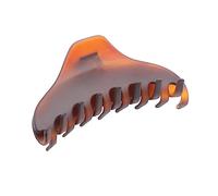 Parcelona French Skinny Boss Medium Tortoise Shell Covered Spring Jaw Hair Claw Clip Clutcher Clamp - 8.9cm