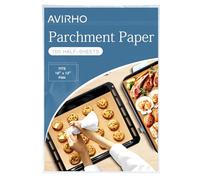 Parchment Paper Baking Sheets, Precut Non-Stick Parchment Sheets for Baking, Cooking, Grilling, Air Fryer and Steaming (Brown, 16x24in-220pcs)