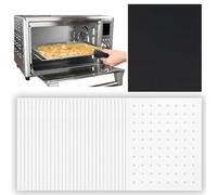 Parchment Paper Sheets for Toaster Oven Air Fryer 9 x 11 Compatible with Gowise, Cuisinart, Black Decker, Emeril Lagasse, Breville + More, Perforated Non-Stick Paper Liners for Cooking on Oven Rack