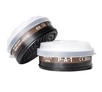 Parcil Distribution Facemask Gas Mask Filter | Organic Vapour Respirator Carbon Filter Cartridges for Full Face Respirator Filters (P-A-1 Organic Vapor Threaded)