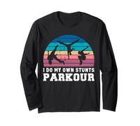 Parcour Parkour Freerunning Backflip Tee I Do My Own Stunts Long Sleeve T-Shirt