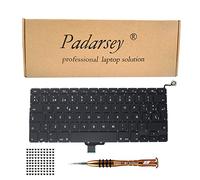 Pardarsey Keyboard with 80 PCE Screws Spanish ESPA馩L Teclado Compatible with MacBook Pro Unibody 13 Inch A1278 2008 2010 2012 2013 2015 Year with Screwdriver