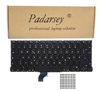 Pardarsey Laptop Keyboard / Notebook Keyboard German QWERTZ for MacBook Pro A1502 13 Inch Late 2013-2015 (German Keyboard Layout)