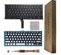 Pardarsey New Backlight Keyboard UK layout Compatible for MacBook Air 13-Inch A1369 A1466 MC965LL MC966LL EMC 2559 MD231LL/A MD760LL/A Series 2011 2012 2013 2014 2015 with 80 PCE Screws + Screwdriver