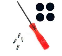 Pardarsey Replacement 4 pcs Bottom Case Cover Screw Screws + Screwdriver for MacBook Air M2 M3 Retina 13 inch A2681 A3113 2023 2024 Year (Silver)