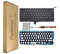 Pardarsey Replacement Backlight/Backlit UK layout Keyboard Compatible For Macbook Pro A1278 2009 2010 2011 2012 2013 2014 2015 Year with 80Pce Keyboard Screws and Screwdriver
