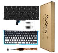 Pardarsey Replacement French Background Keyboard Rétroclairé Clavier Français with 80 Screws Compatible with MacBook Pro Retina 13 Inch A1502 (Late 2013 - Early 2015) with Screwdriver