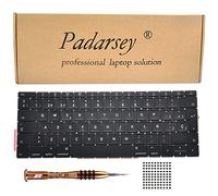 Pardarsey Replacement Spanish ESPAñOL Teclado Keyboard Compatible with MacBook Pro 13 Inch A1708 Without Touchpad Bar MacBookPro14,1 MacBookPro13,1 A1708 Late 2016 Mid 2017 with 80 S Screws Predator
