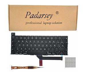 Pardarsey Replacement Spanish ESPAñOL Teclado Keyboard Compatible with MacBook Pro 16 Inch with Touch Bar A2141 Release 2019 + Keyboard Screws + Screwdriver