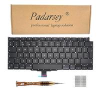 Pardarsey Replacement UK Version Keyboard Compatible with MacBook Air Retina 13" M1 A2337 Late 2020 Year UK Version+Keyboard Screws+Screwdriver