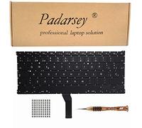 Pardarsey Spanish Español Keyboard with 80 PCE Screws Compatible for MacBook Air 13 A1369 A1466 Series 2011 2012 2013 2014 2015 with Screwdriver