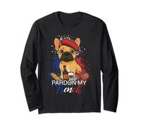 Pardon French Bulldog Dog Owner Puppy Dog Lover Dog Parent Long Sleeve T-Shirt