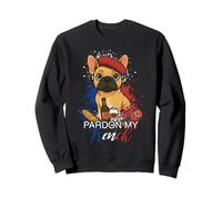 Pardon French Bulldog Dog Owner Puppy Dog Lover Dog Parent Sweatshirt