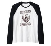Pardon Me While I Go Instigate A Minor Kerfuffle Frog Raglan Baseball Tee