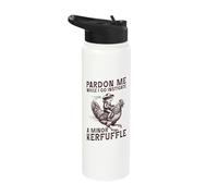 Pardon Me While I Go Instigate A Minor Kerfuffle Frog Stainless Steel Insulated Water Bottle